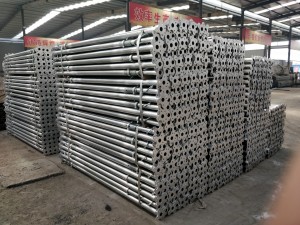 Scaffolding steel prop