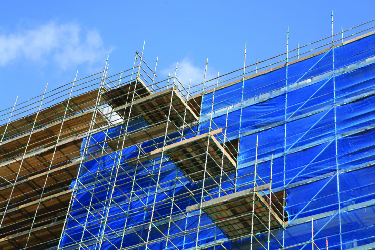 Calculation of scaffolding and scaffolding accessories