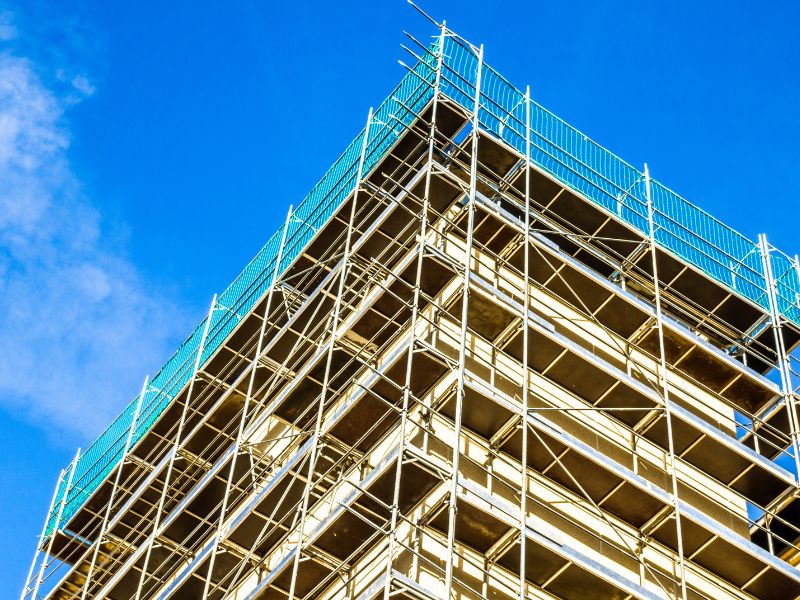 What are the special advantages of the industrial disc-type scaffolding